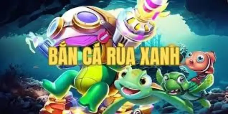 Giao diện sống động và đồ họa 3D sắc nét trong game Bắn Cá Rùa Xanh